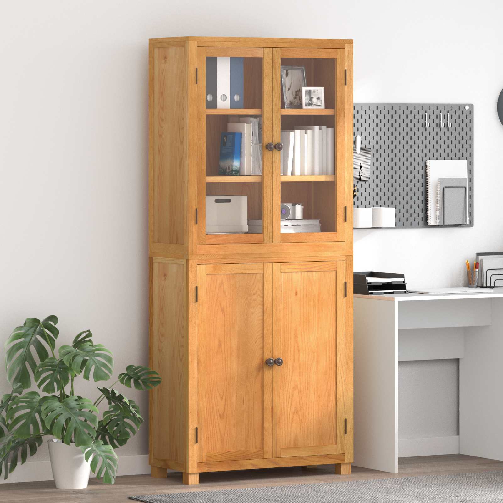 Ensemble de meubles de rangement avec étagère 2 pc Naturel - XIOS