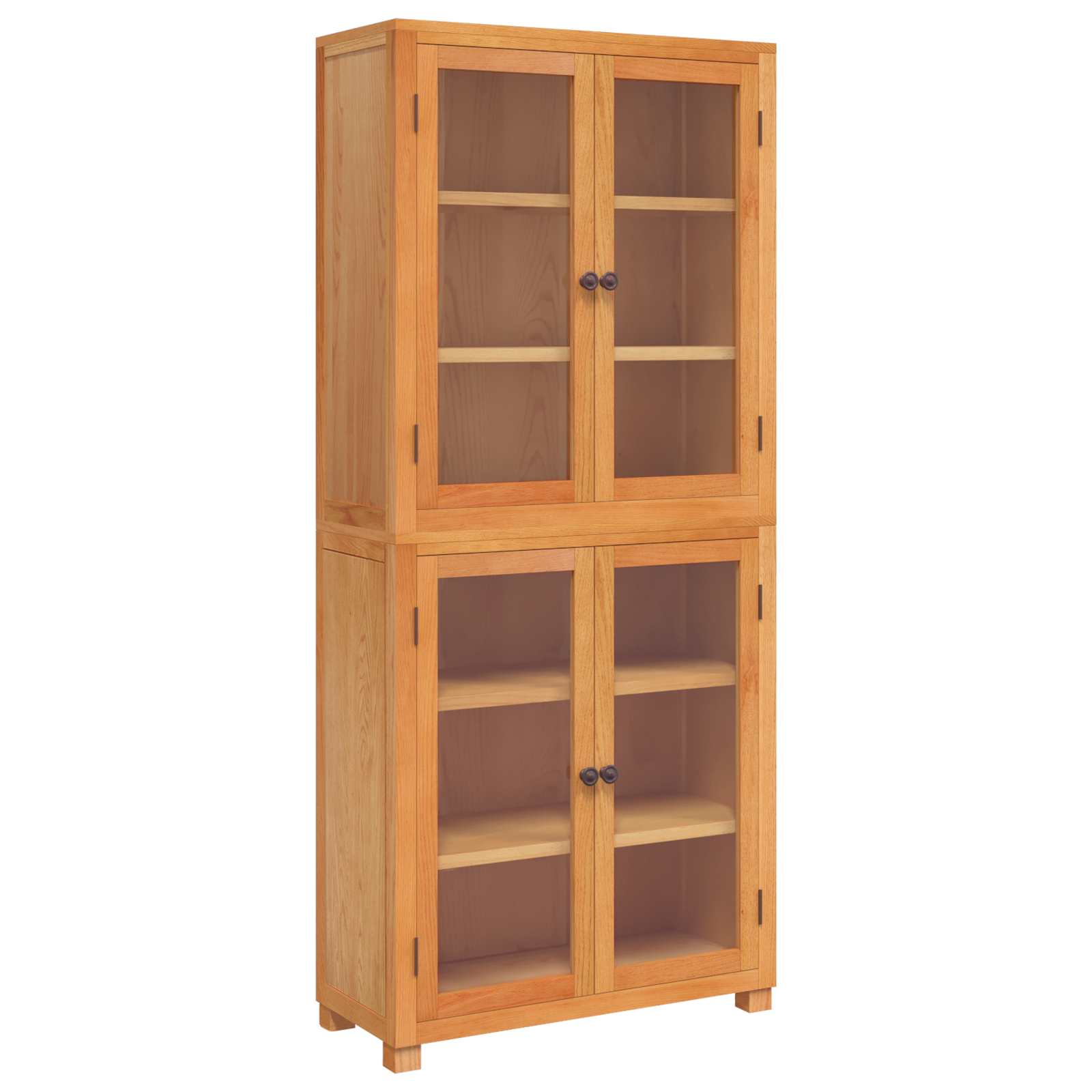 Ensemble de meubles de rangement 2 pc Naturel 80 x 35 x 185 cm - XIOS