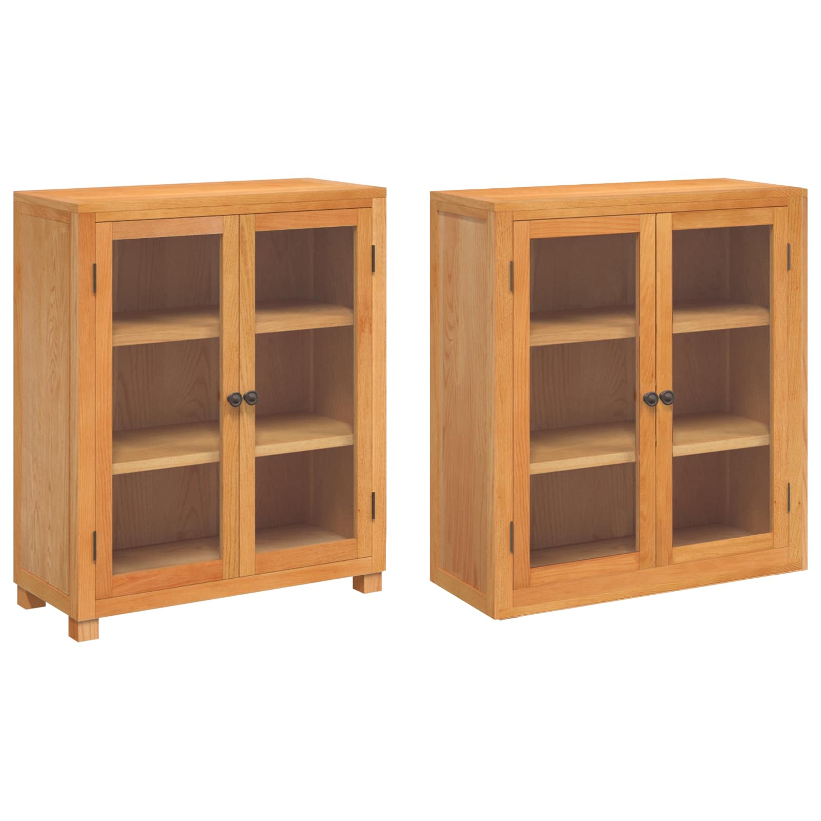 Ensemble de meubles de rangement 2 pc Naturel 80 x 35 x 185 cm - XIOS