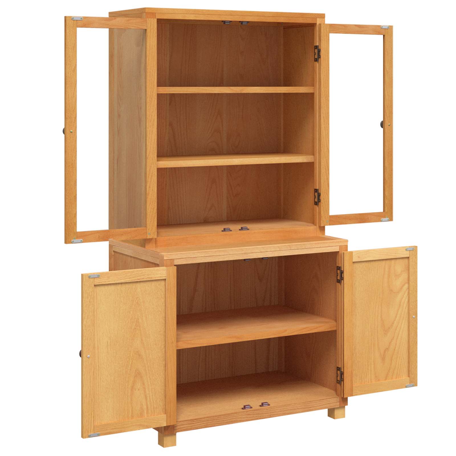 Ensemble de meubles de rangement avec stockage 2 pc Marron - XIOS