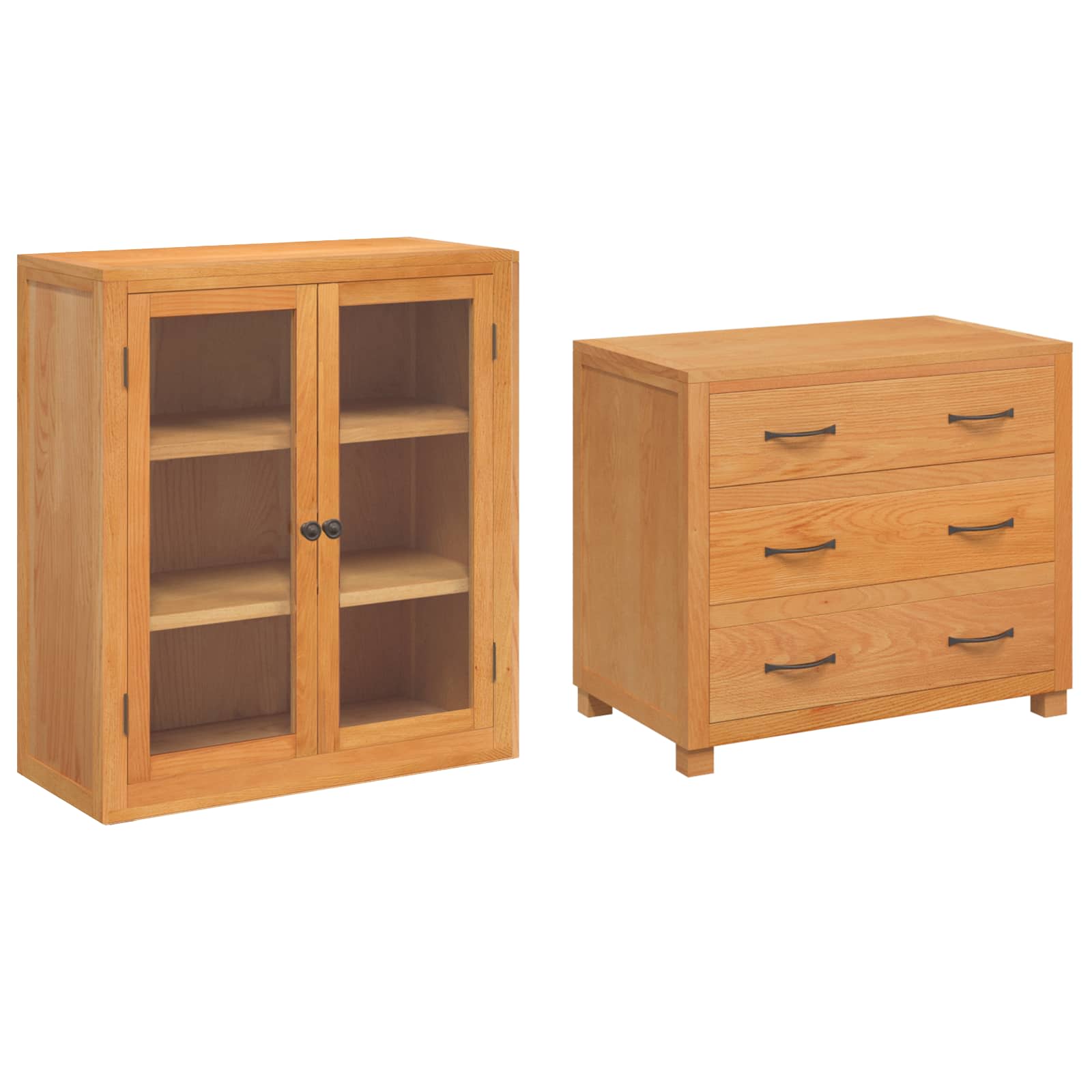Ensemble de meubles de rangement avec tiroir 2 pc Marron - XIOS