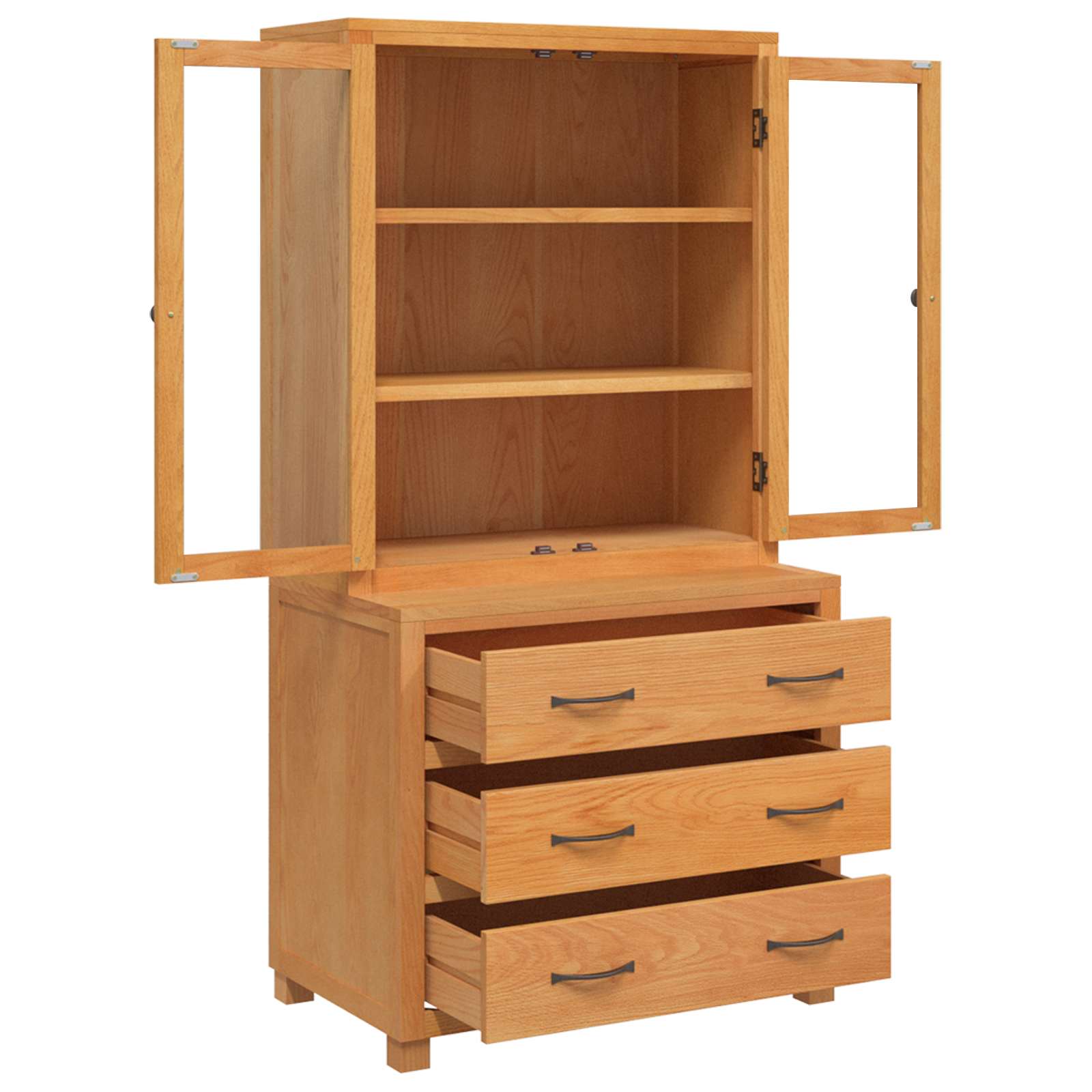 Ensemble de meubles de rangement avec tiroir 2 pc Marron - XIOS