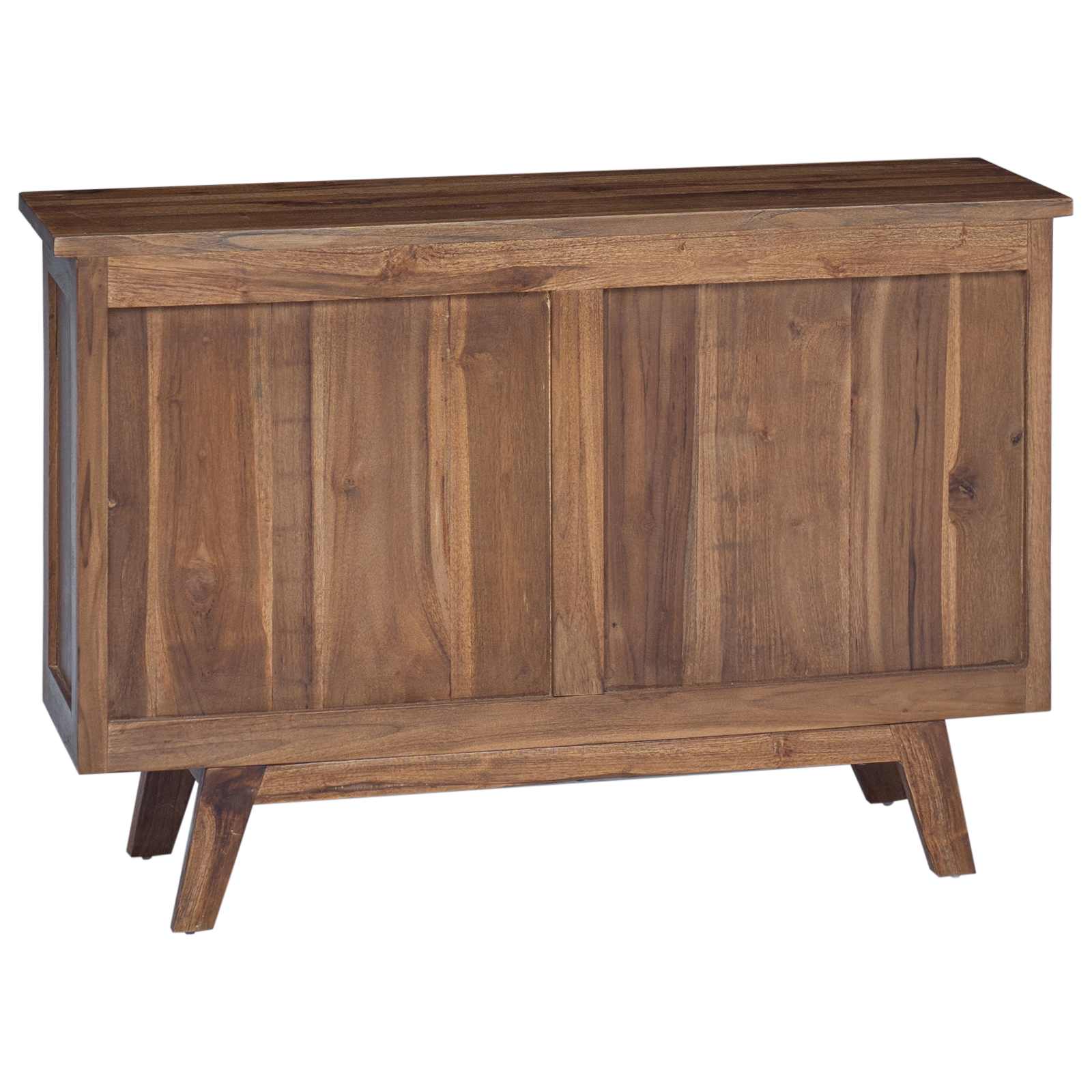 Buffet avec tiroir Naturel 100 x 30 x 68 cm Bois de teck massif - XIOS
