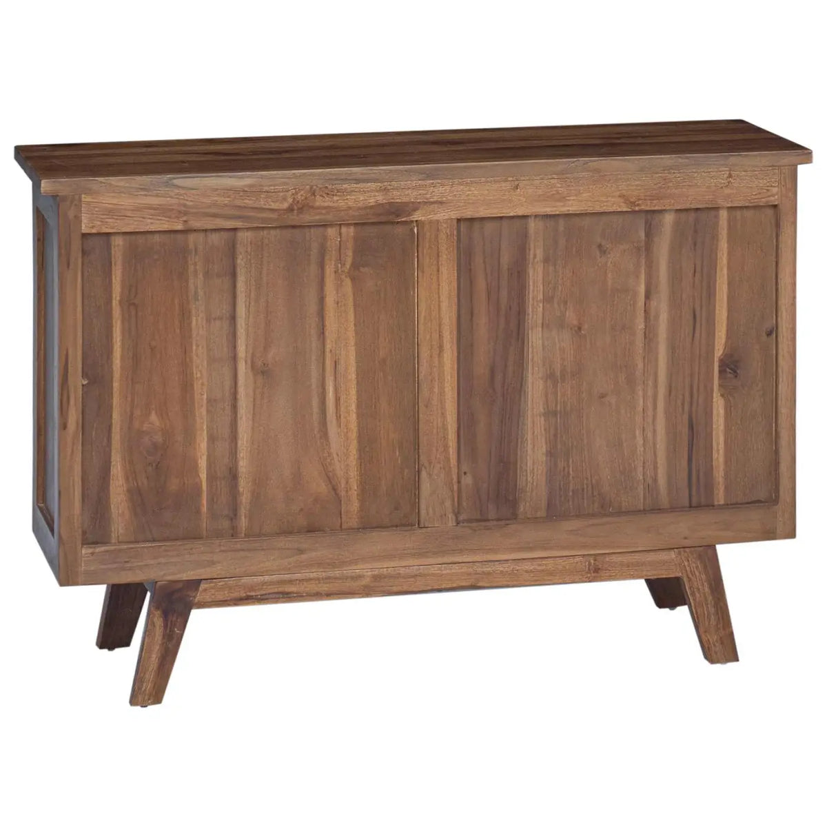 Buffet Naturel 100 x 30 x 68 cm Bois de teck massif - XIOS