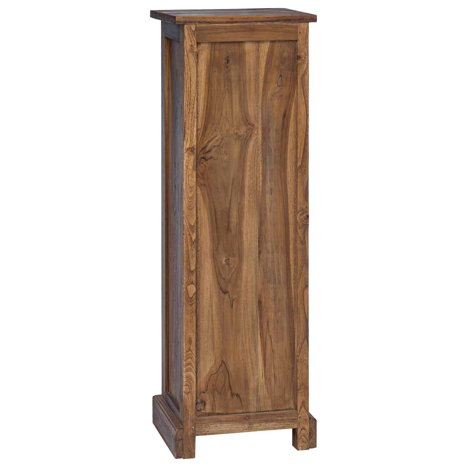 Commode avec tiroir Marron 35 x 30 x 110 cm Bois de teck massif - XIOS