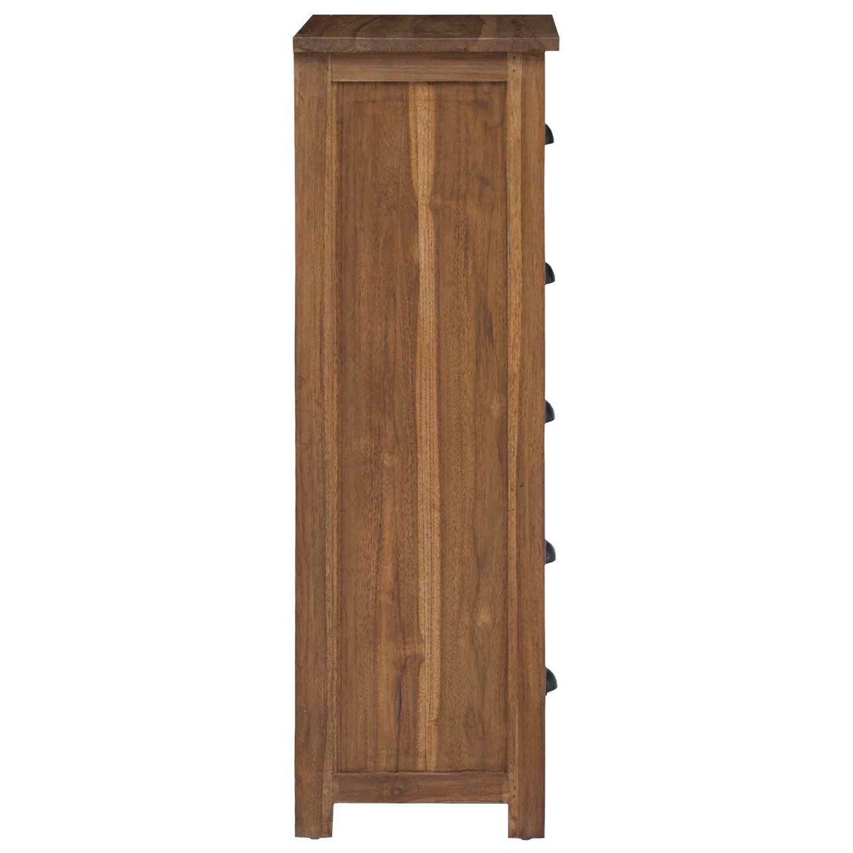Commode Naturel 45 x 35 x 110 cm Bois de teck massif