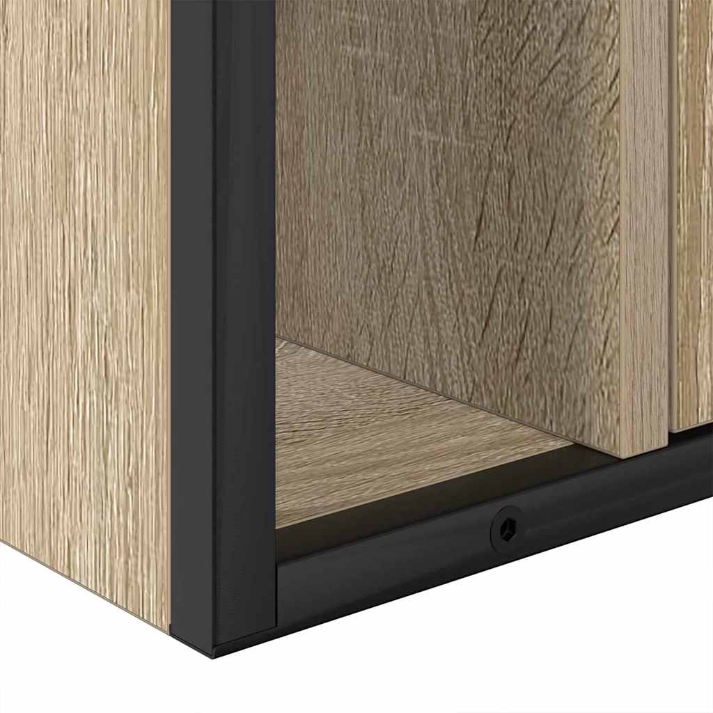Ensemble de mobilier de salle de bain 3 pc Chêne Sonoma