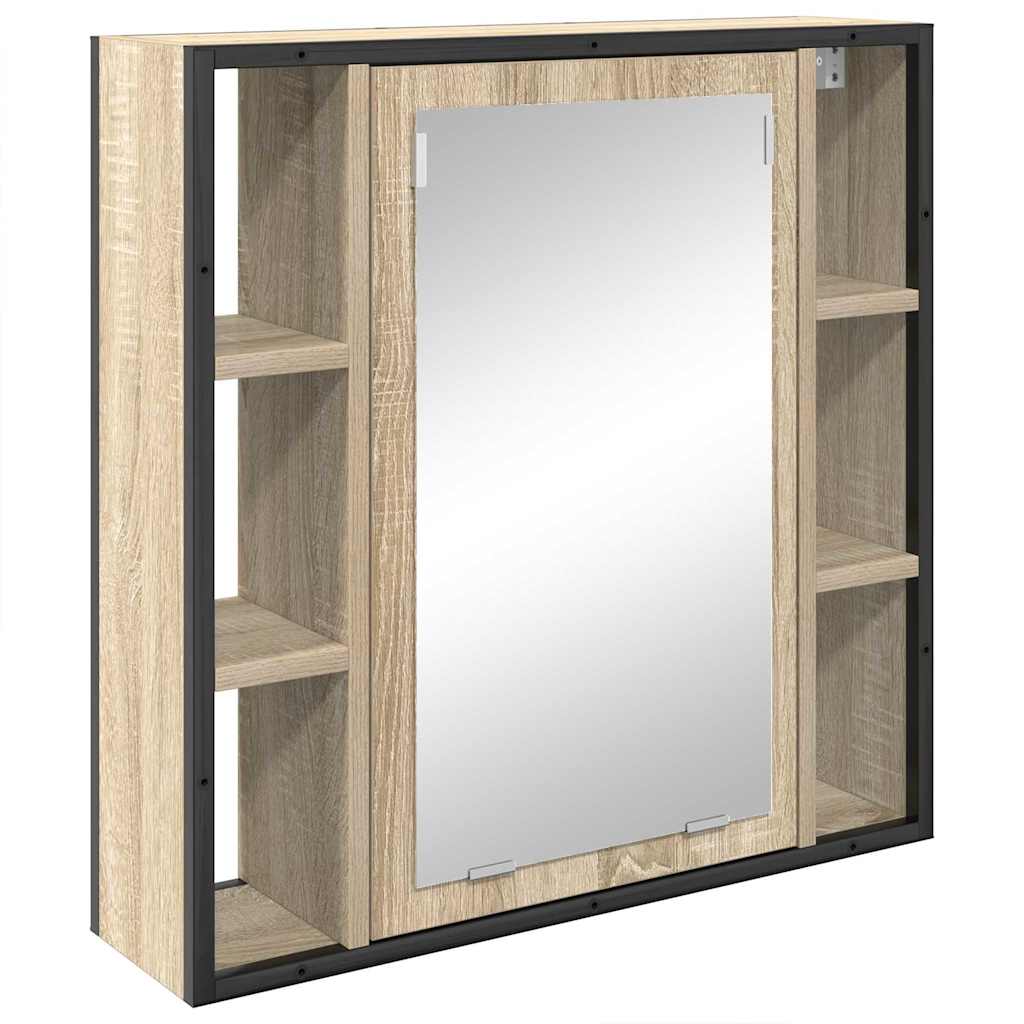 Ensemble de mobilier de salle de bain 3 pc Chêne Sonoma