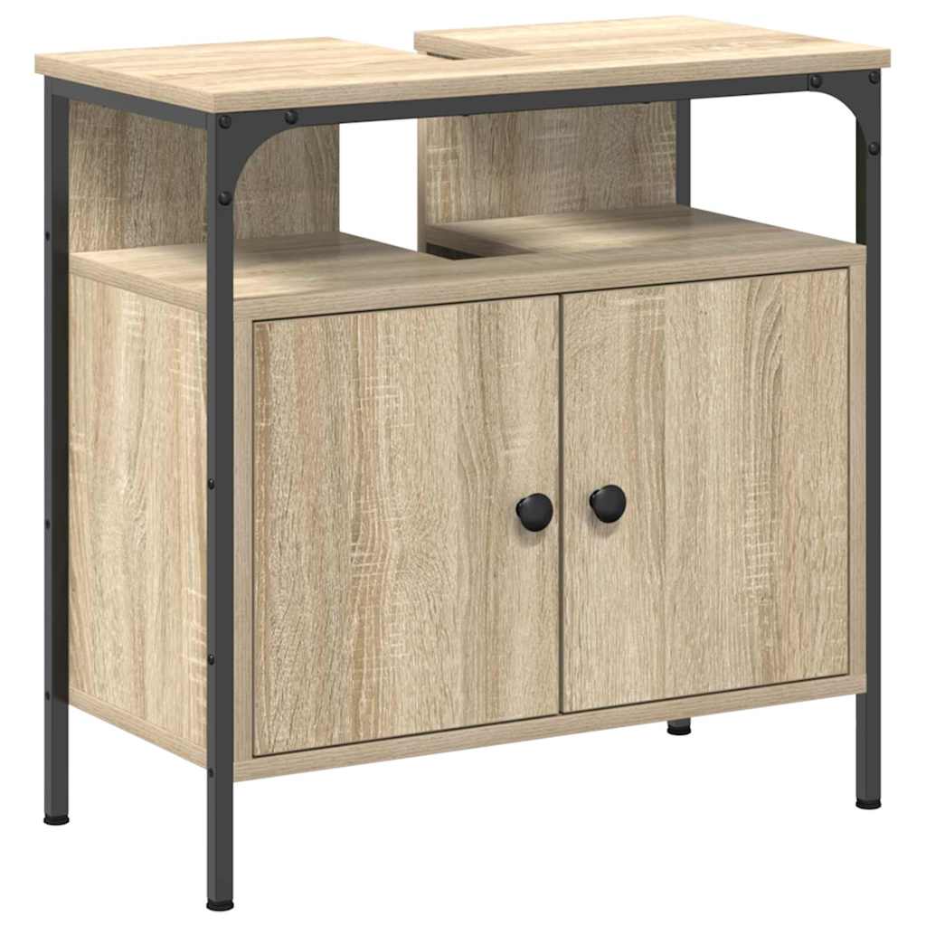 Ensemble de mobilier de salle de bain 3 pc Chêne Sonoma