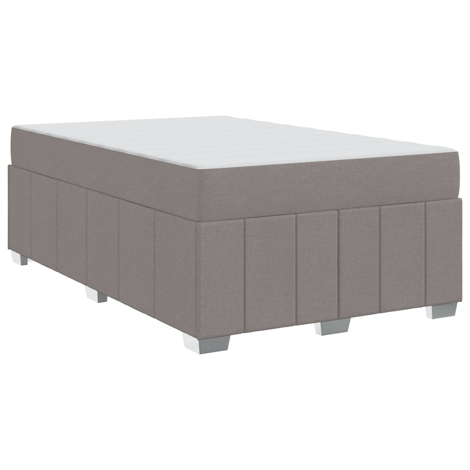 Cadre de lit Taupe 120 x 200 cm tissu