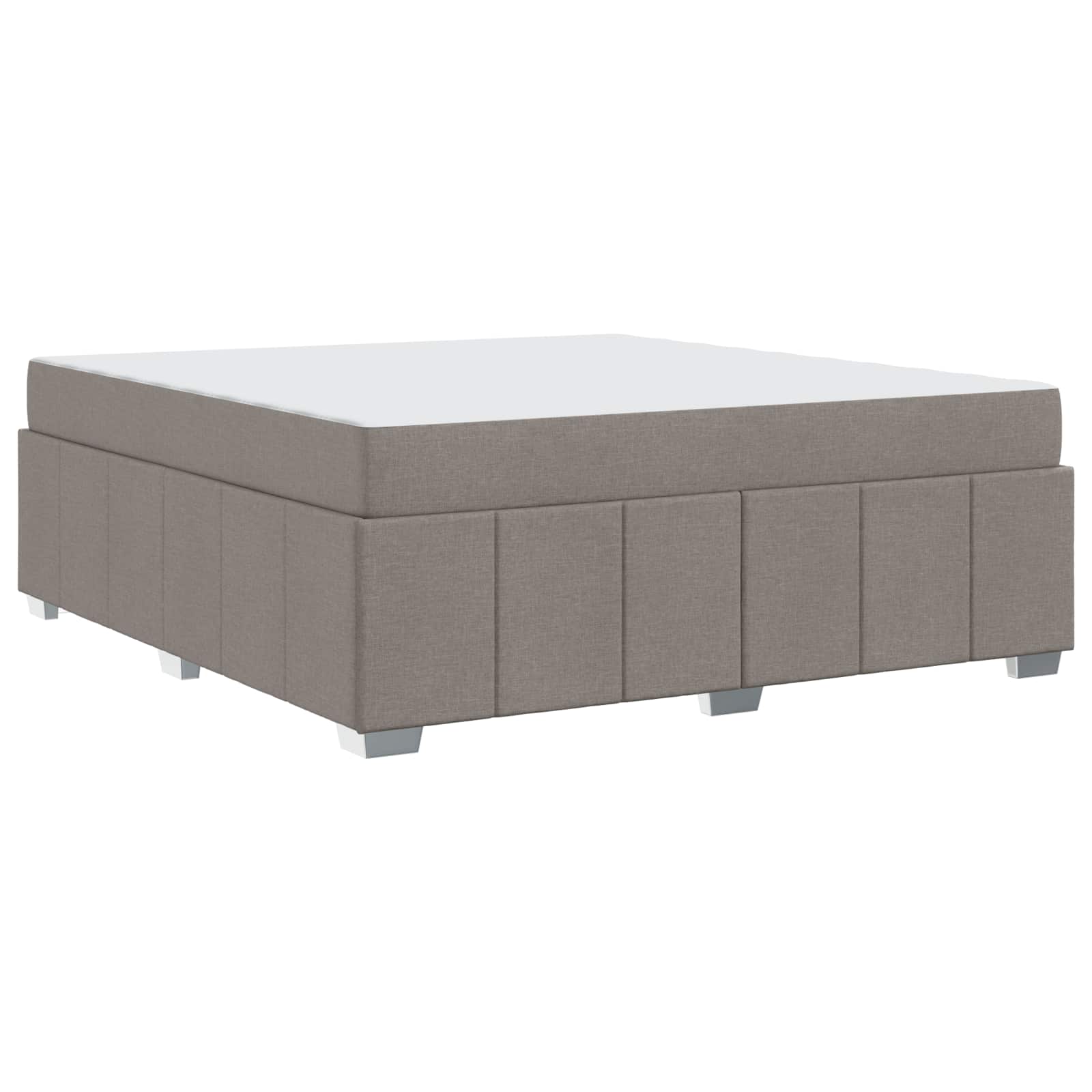 Cadre de lit Taupe 180 x 200 cm tissu