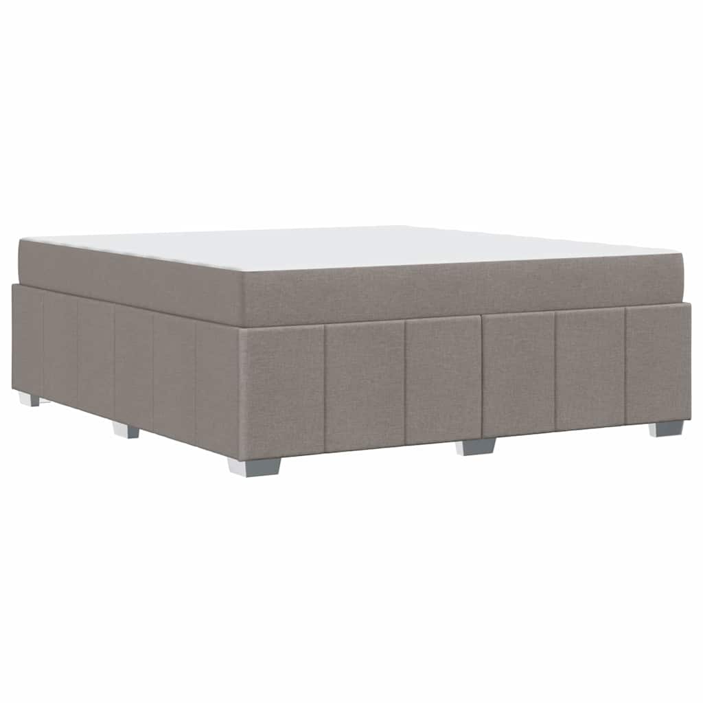 Cadre de lit Taupe 180 x 200 cm tissu