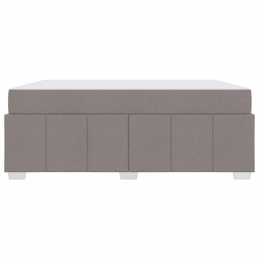 Cadre de lit Taupe 180 x 200 cm tissu