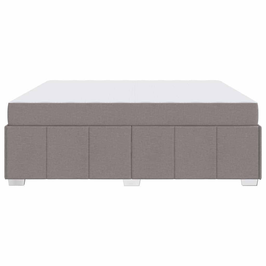 Cadre de lit Taupe 180 x 200 cm tissu