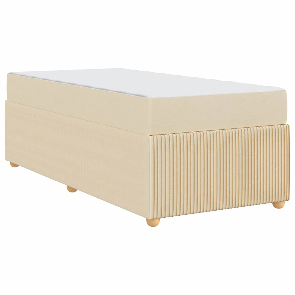 Cadre de lit Crème 80 x 200 cm tissu - XIOS