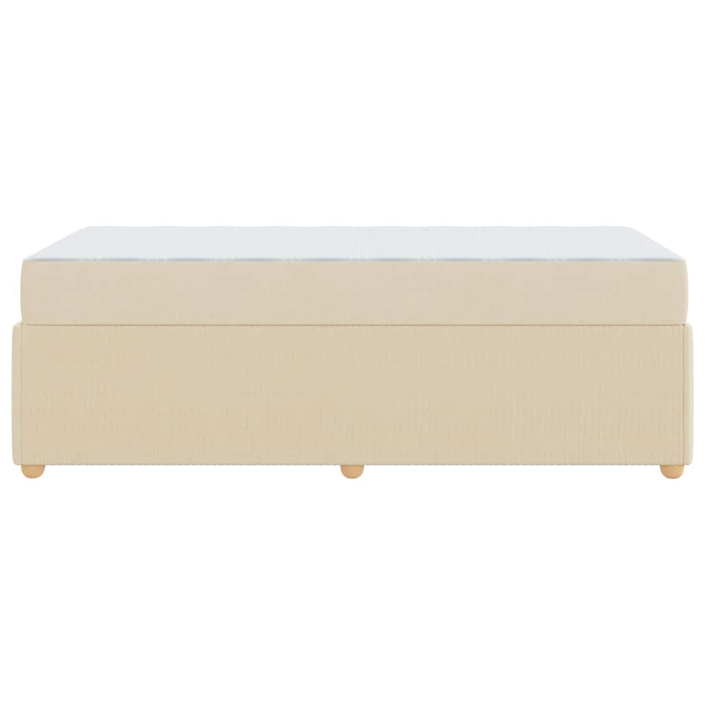 Cadre de lit Crème 80 x 200 cm tissu - XIOS
