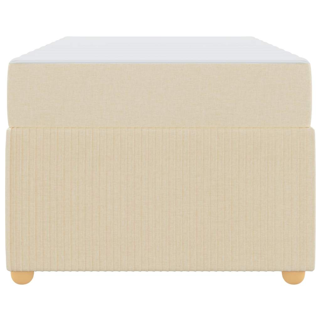 Cadre de lit Crème 90 x 190 cm tissu - XIOS