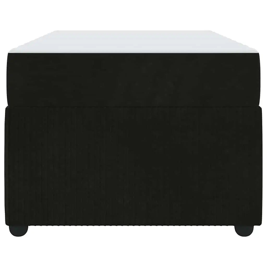 Cadre de lit Noir 90 x 200 cm tissu - XIOS