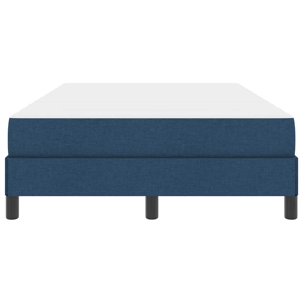 Lit à ressorts avec matelas Bleu 120 x 190 cm tissu - XIOS