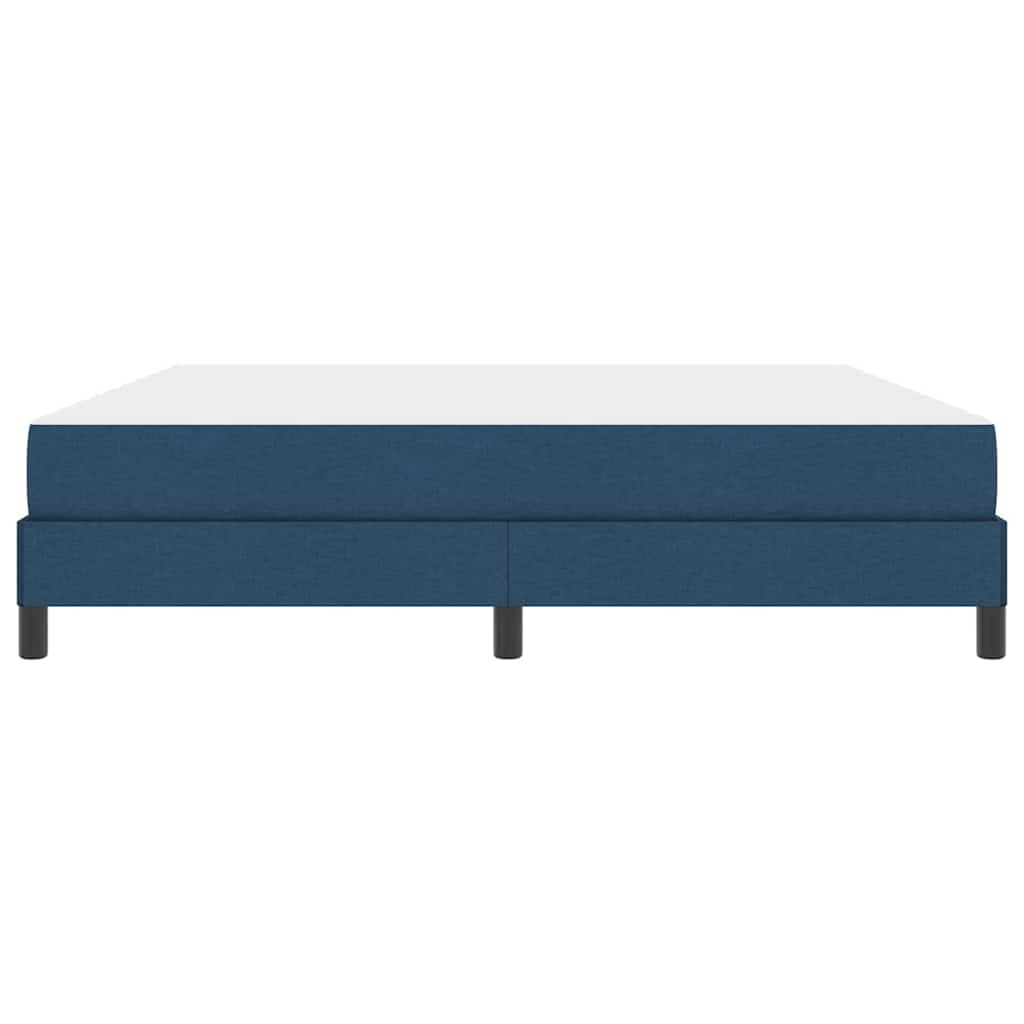 Lit à ressorts avec matelas Bleu 180 x 200 cm tissu - XIOS