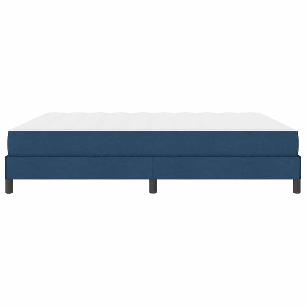 Lit à ressorts avec matelas Bleu 180 x 200 cm tissu - XIOS