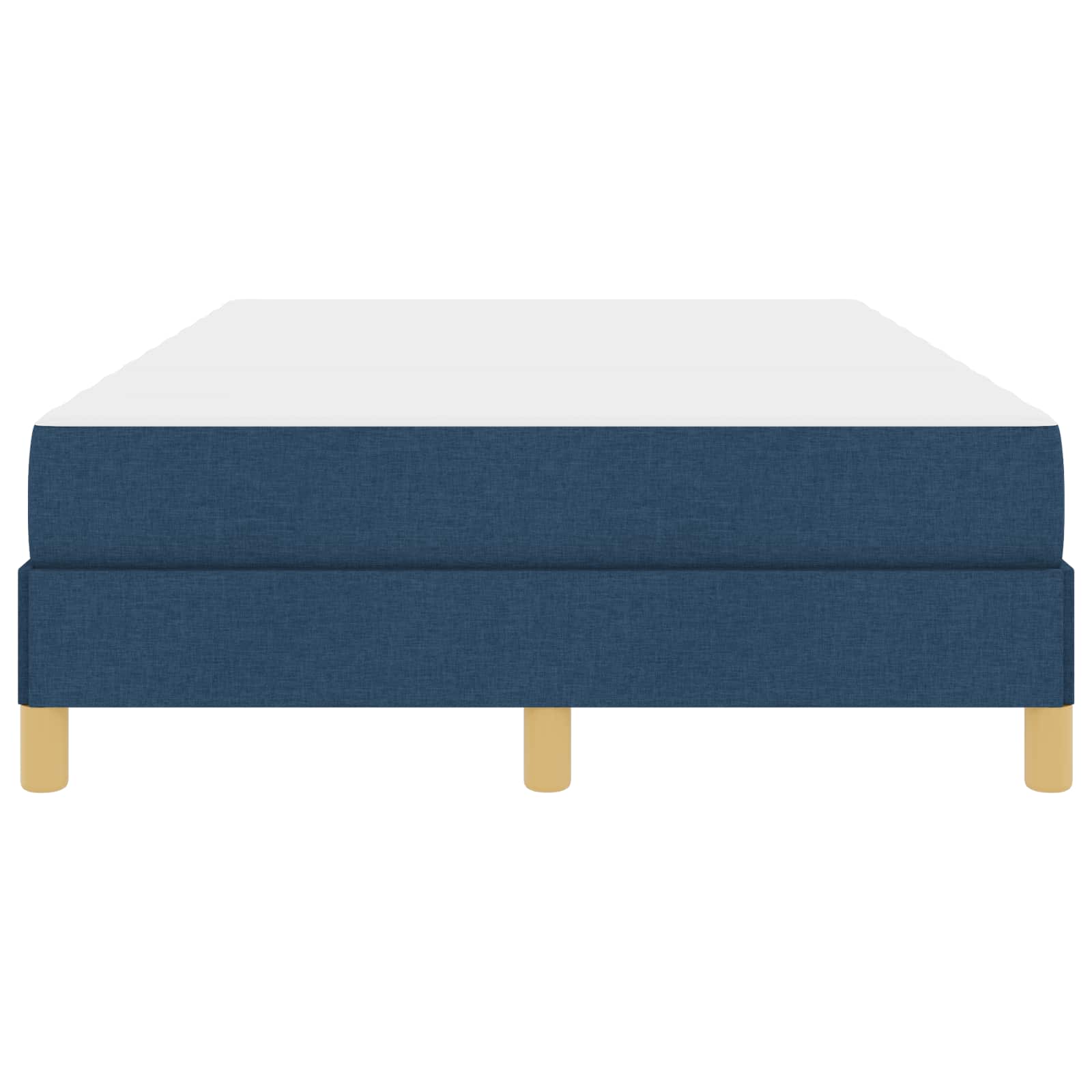 Lit à ressorts avec matelas Bleu 120 x 190 cm tissu - XIOS