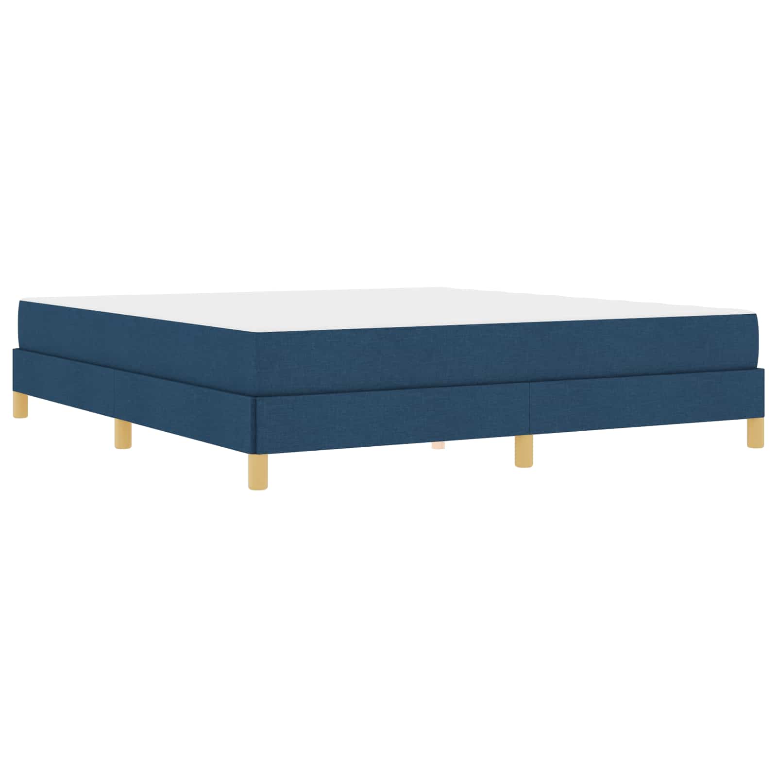 Lit à ressorts avec matelas Bleu 180 x 200 cm tissu - XIOS