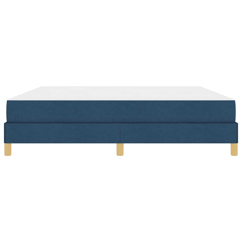Lit à ressorts avec matelas Bleu 180 x 200 cm tissu - XIOS