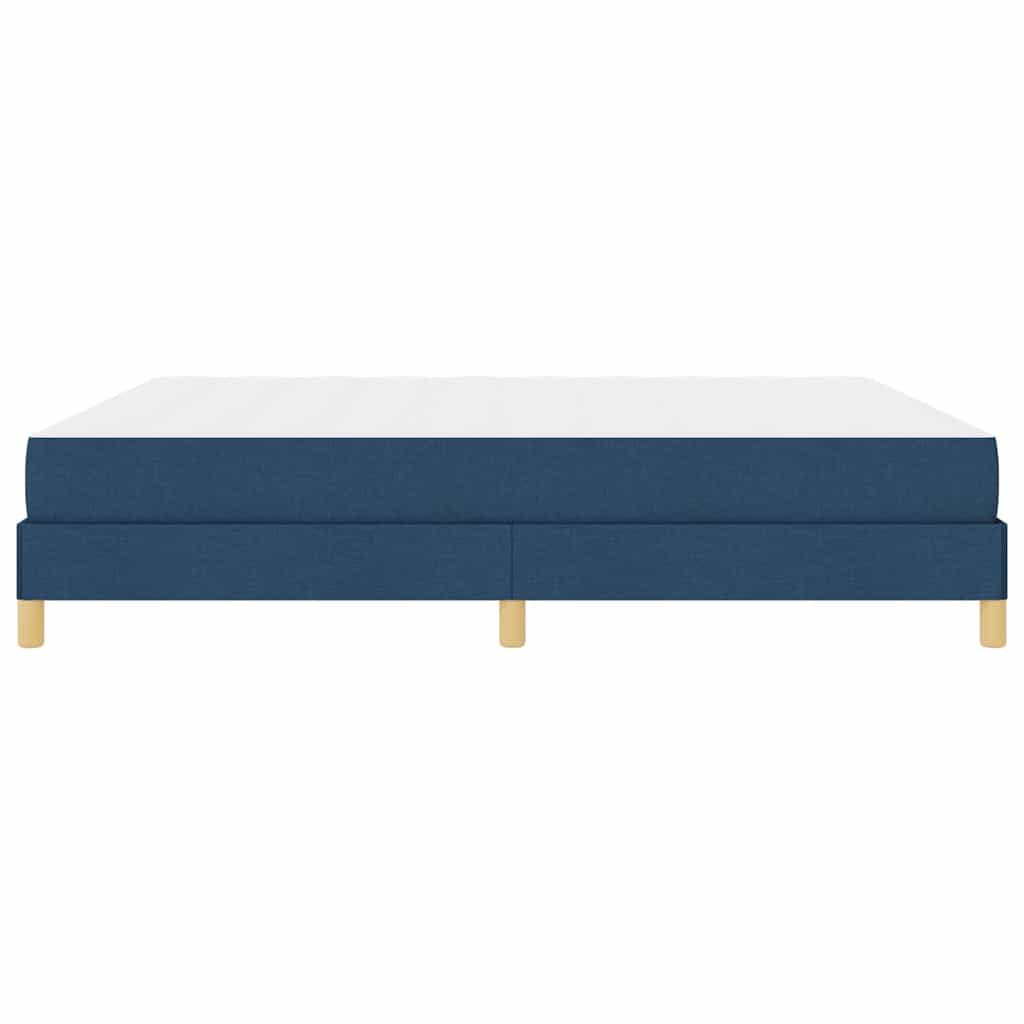 Lit à ressorts avec matelas Bleu 180 x 200 cm tissu - XIOS