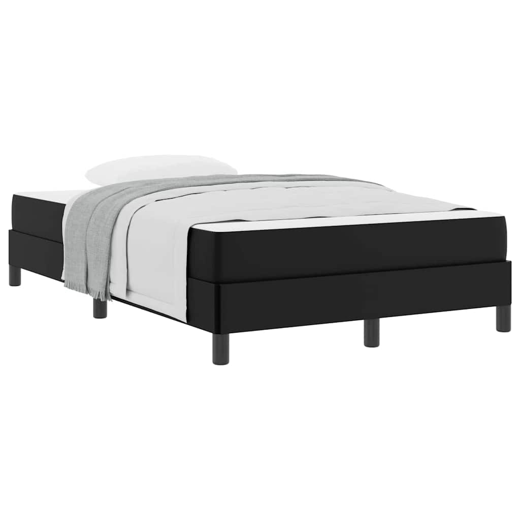 Lit avec matelas Noir 120 x 190 cm Faux cuir - XIOS