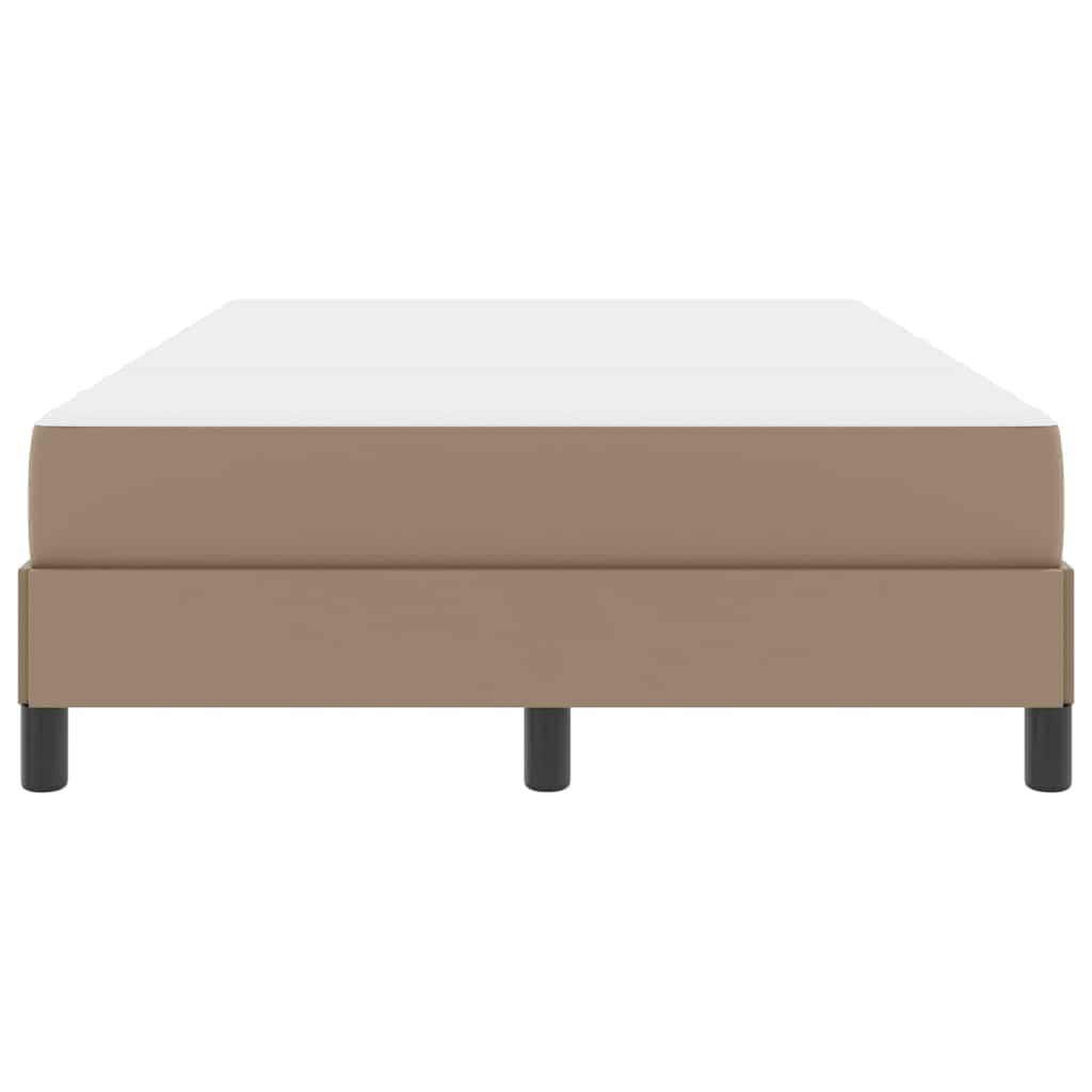 Cadre de lit avec matelas Cappuccino 120 x 200 cm tissu - XIOS
