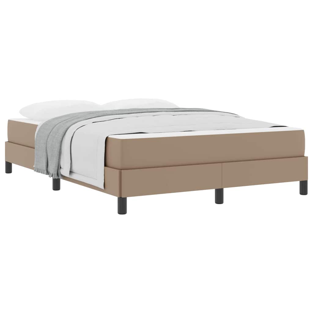 Lit avec matelas Cappuccino 160 x 200 cm Faux cuir - XIOS