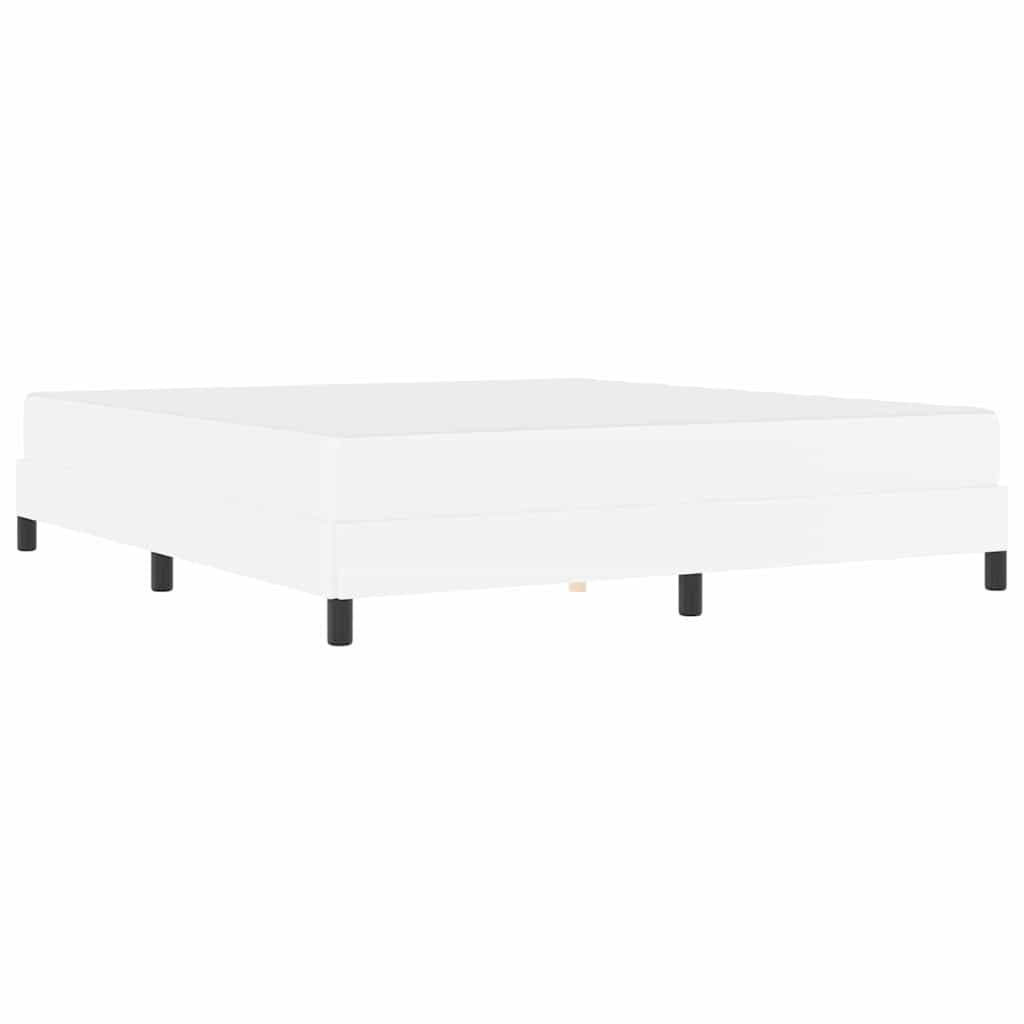 Lit avec matelas Blanc pur 180 x 200 cm Faux cuir - XIOS