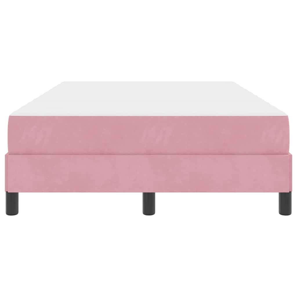 Lit à ressorts avec matelas Rose 120 x 200 cm tissu - XIOS