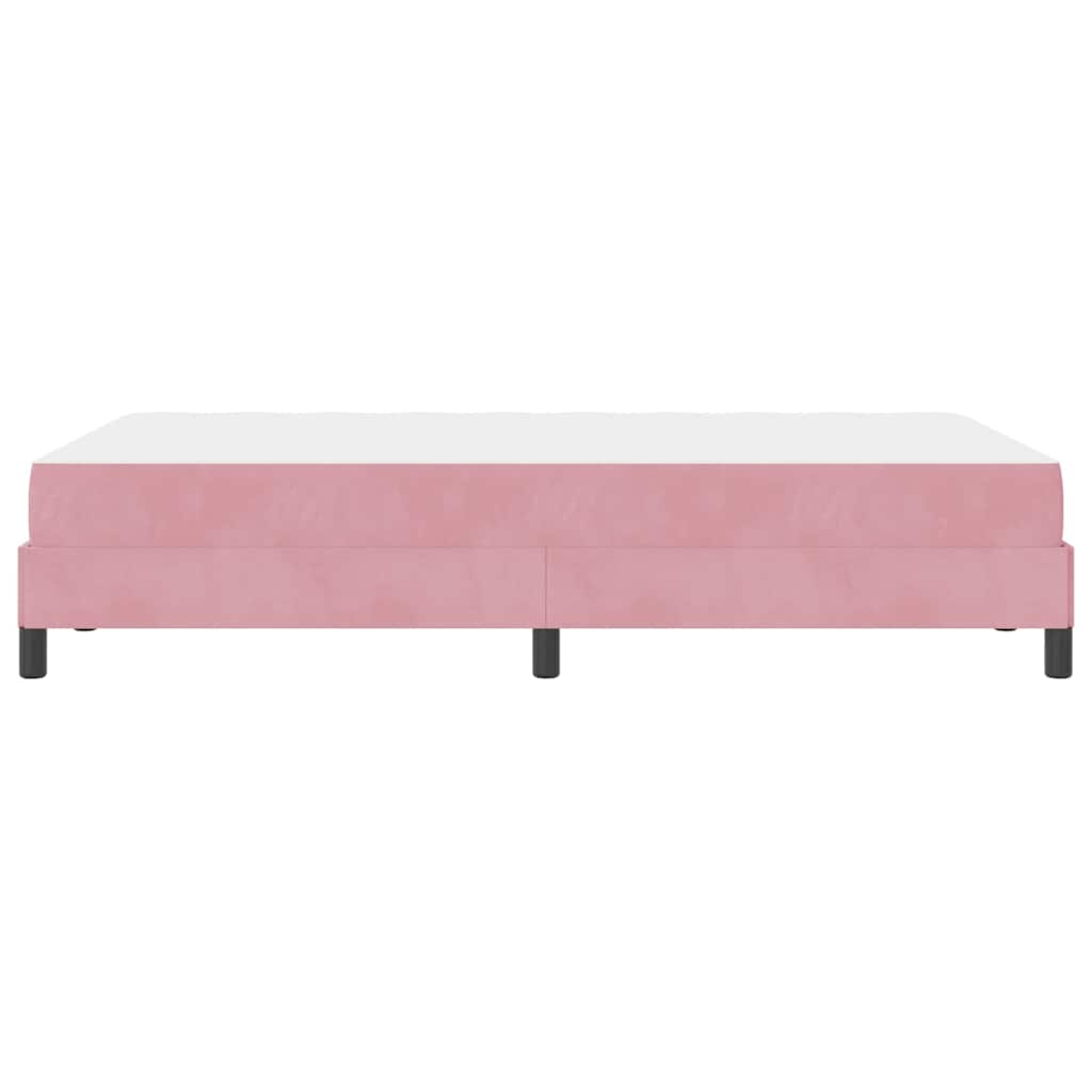 Lit à ressorts avec matelas Rose 120 x 200 cm tissu - XIOS