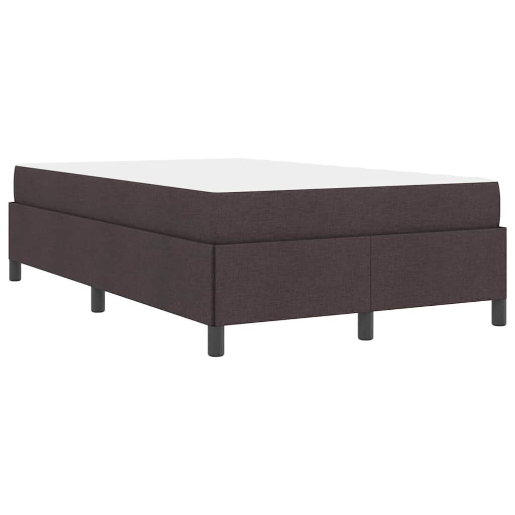 Lit à ressorts Marron foncé 120 x 200 cm tissu - XIOS