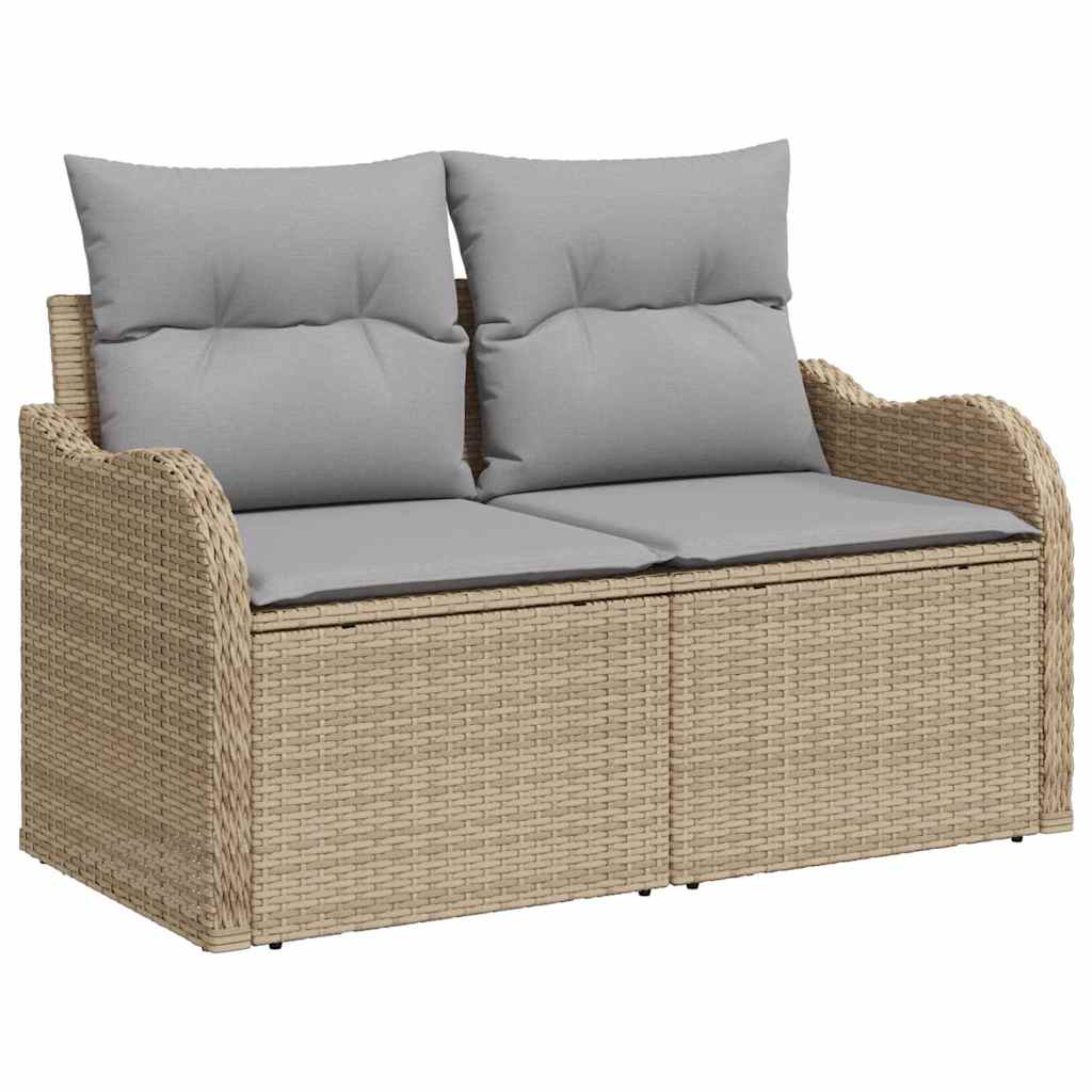 Ensemble de canapé de jardin 7 pcs Beige et Gris clair - XIOS
