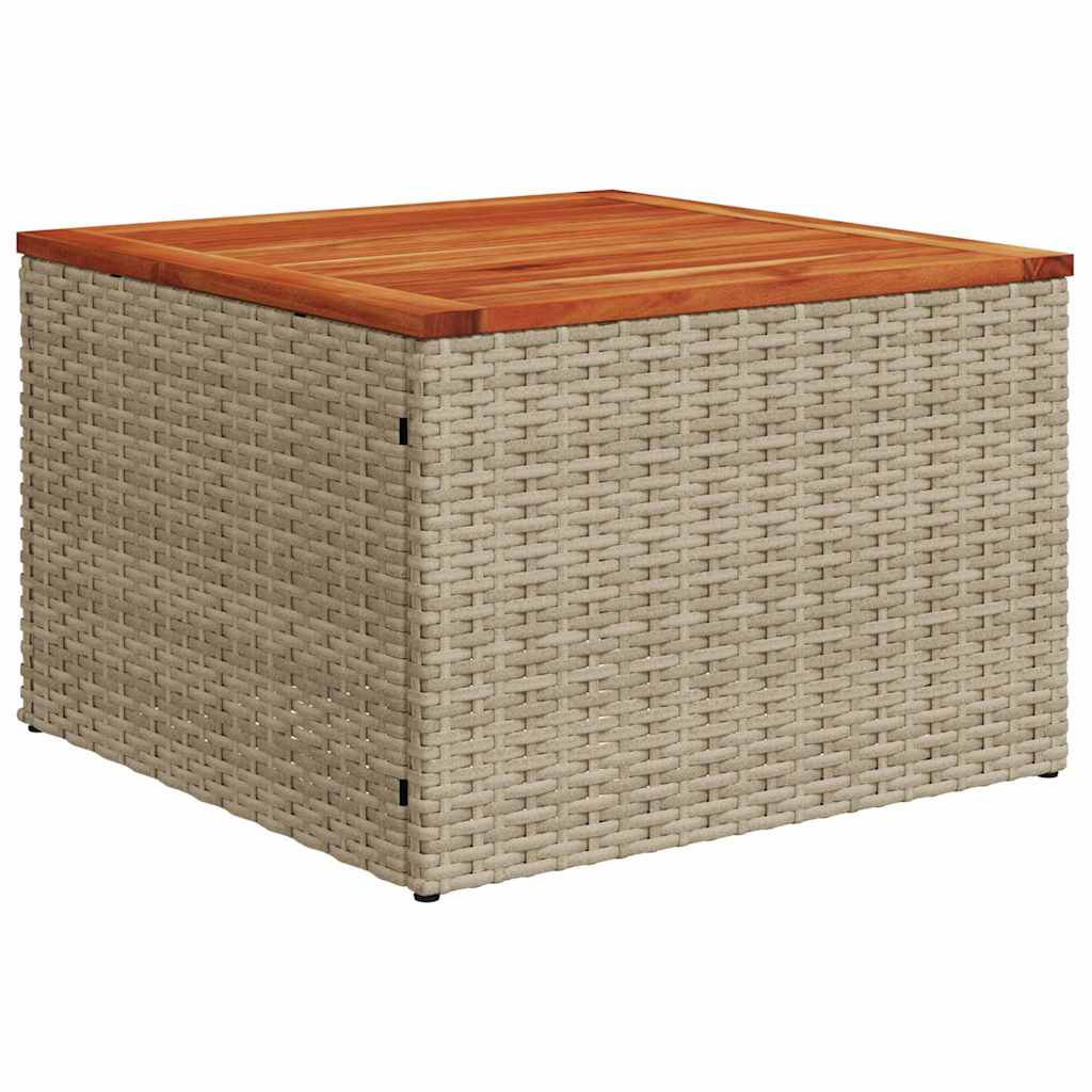 Ensemble de canapé de jardin 6 pcs Beige et Gris clair - XIOS