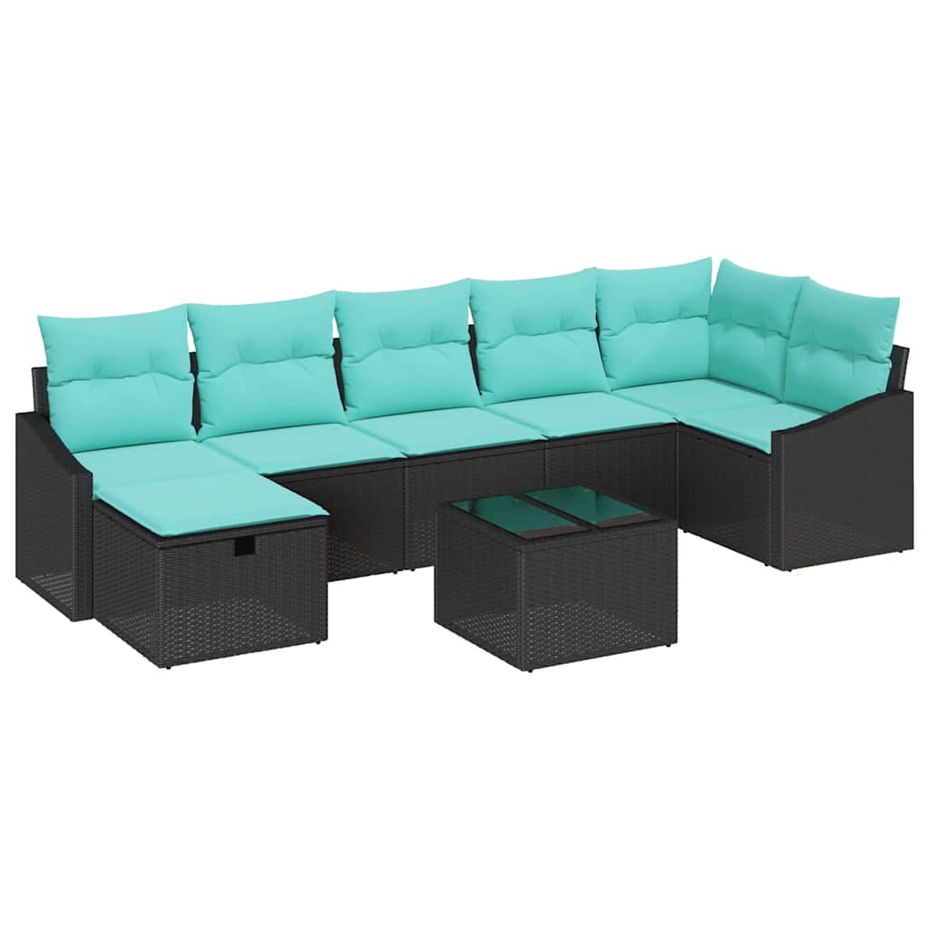 Ensemble de Canapés avec coussin avec stockage 8 pcs polyrotin - XIOS