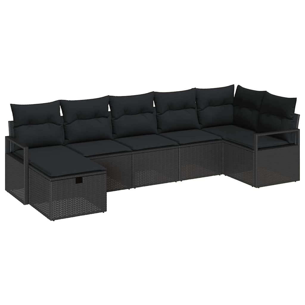 Ensemble de Canapés avec coussin 5 pcs polyrotin - XIOS
