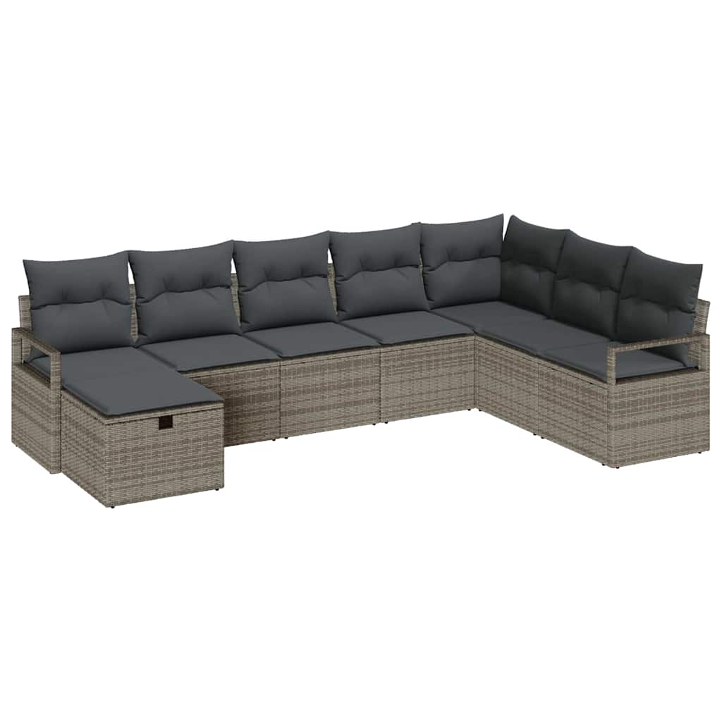 Ensemble de Canapés avec coussin 5 pcs polyrotin - XIOS