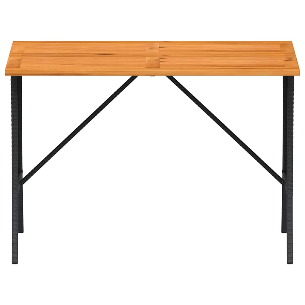 Salon de jardin 3 pcs avec coussins noir résine tressée - XIOS