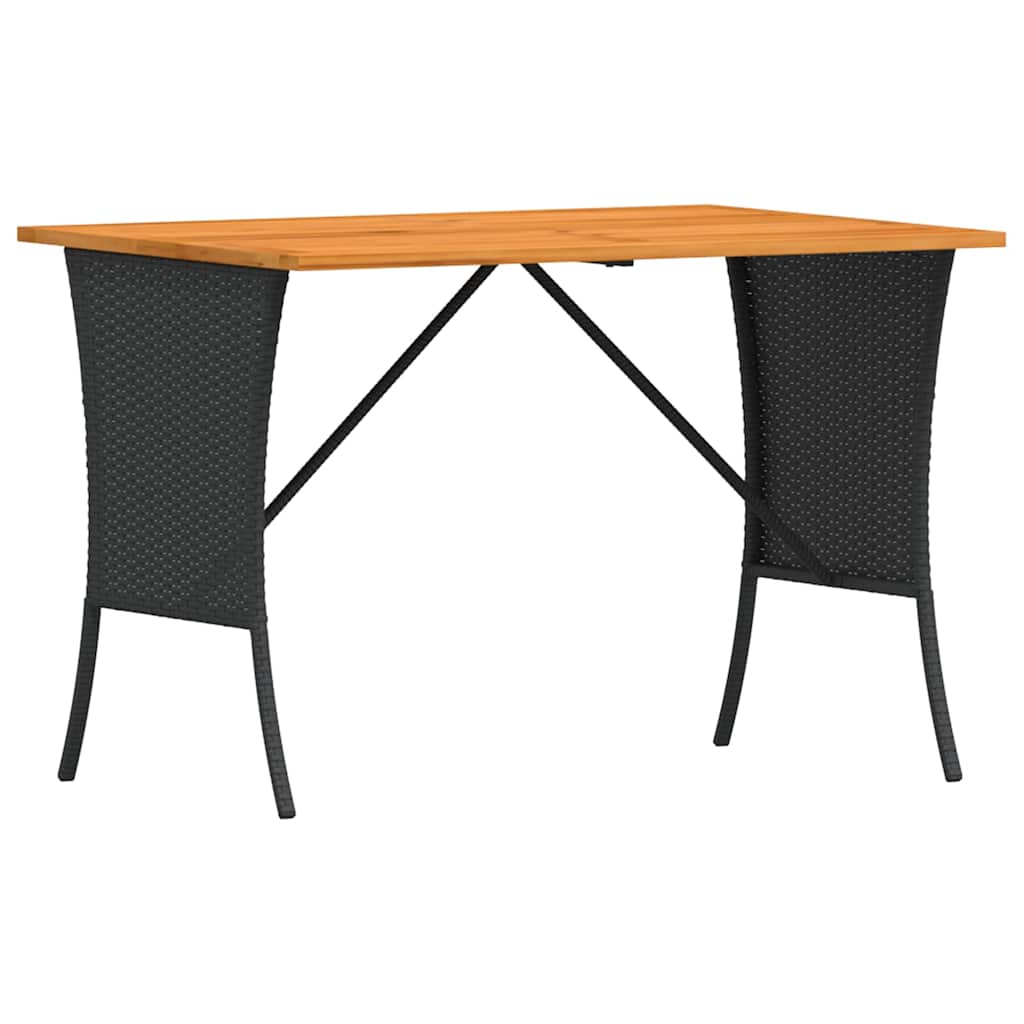 Salon de jardin 3 pcs avec coussins noir résine tressée - XIOS