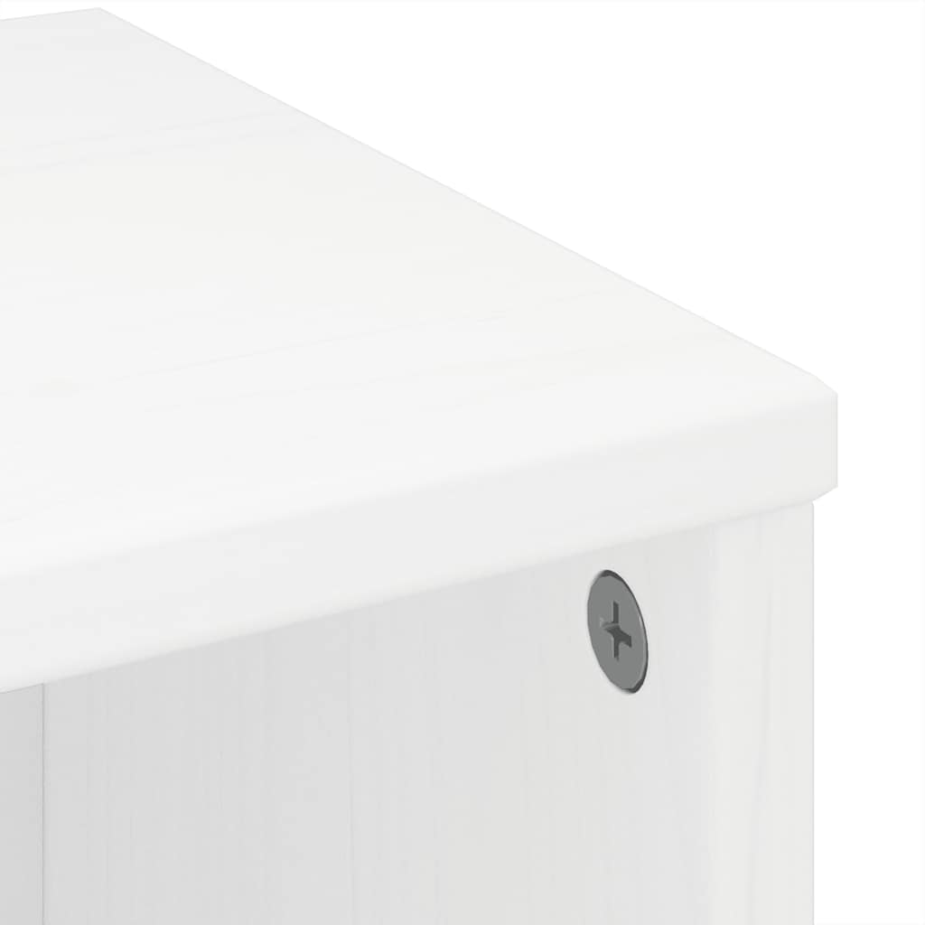 Armoires latérales 6 pcs ODDA blanc 40x24x79 cm bois massif pin - XIOS