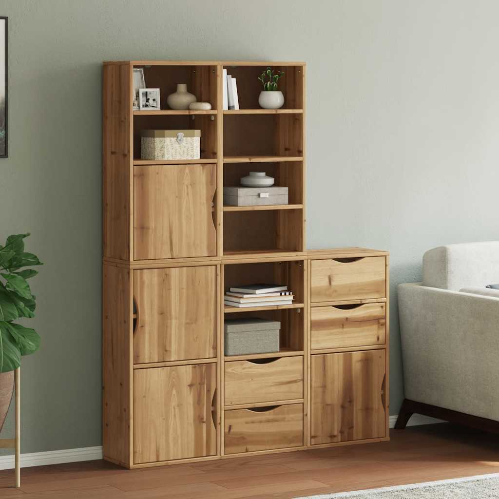 Armoires latérales 5 pcs ODDA 40x24x79 cm bois massif pin - XIOS