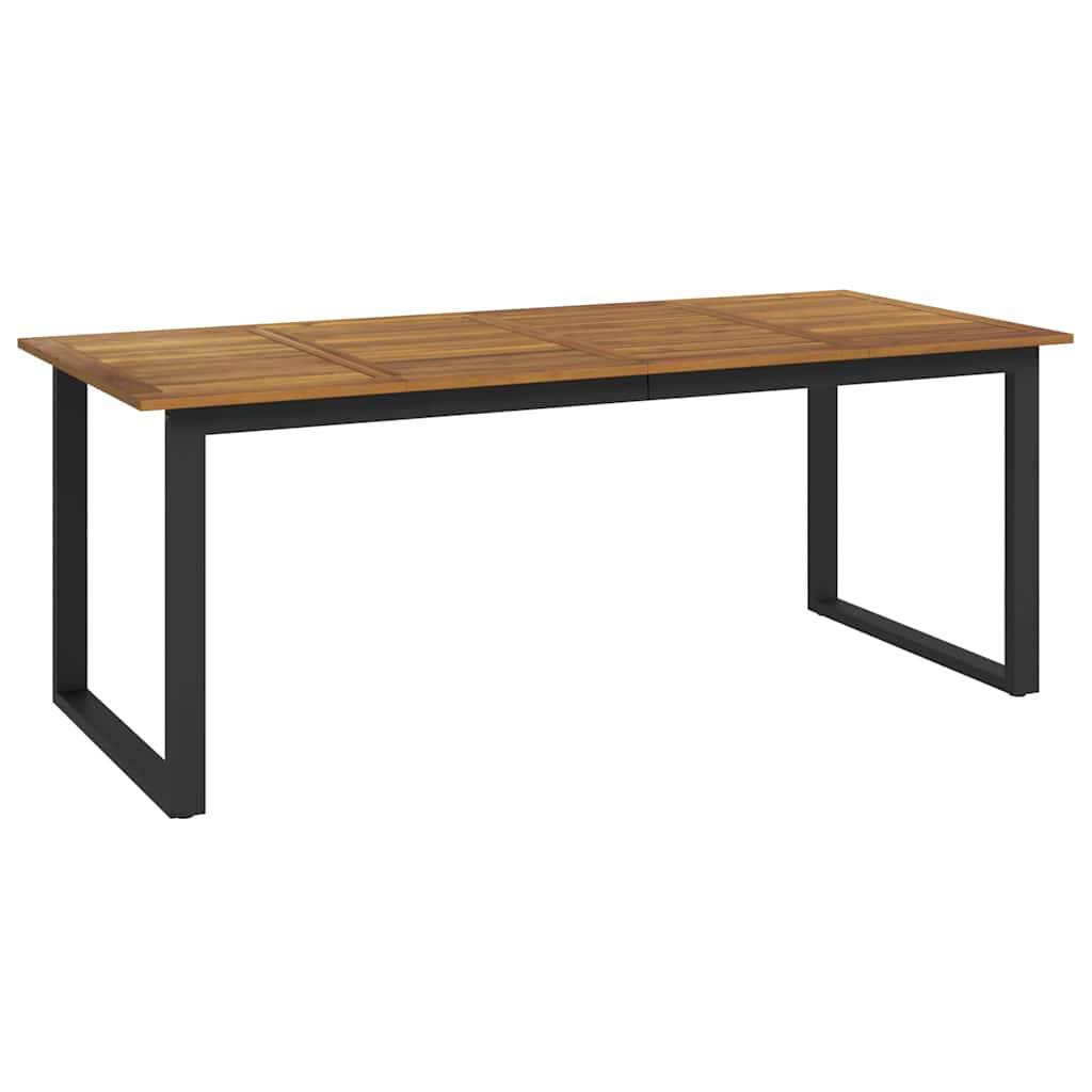 Ensemble de salle à manger pour jardin 7 pcs Noir - XIOS