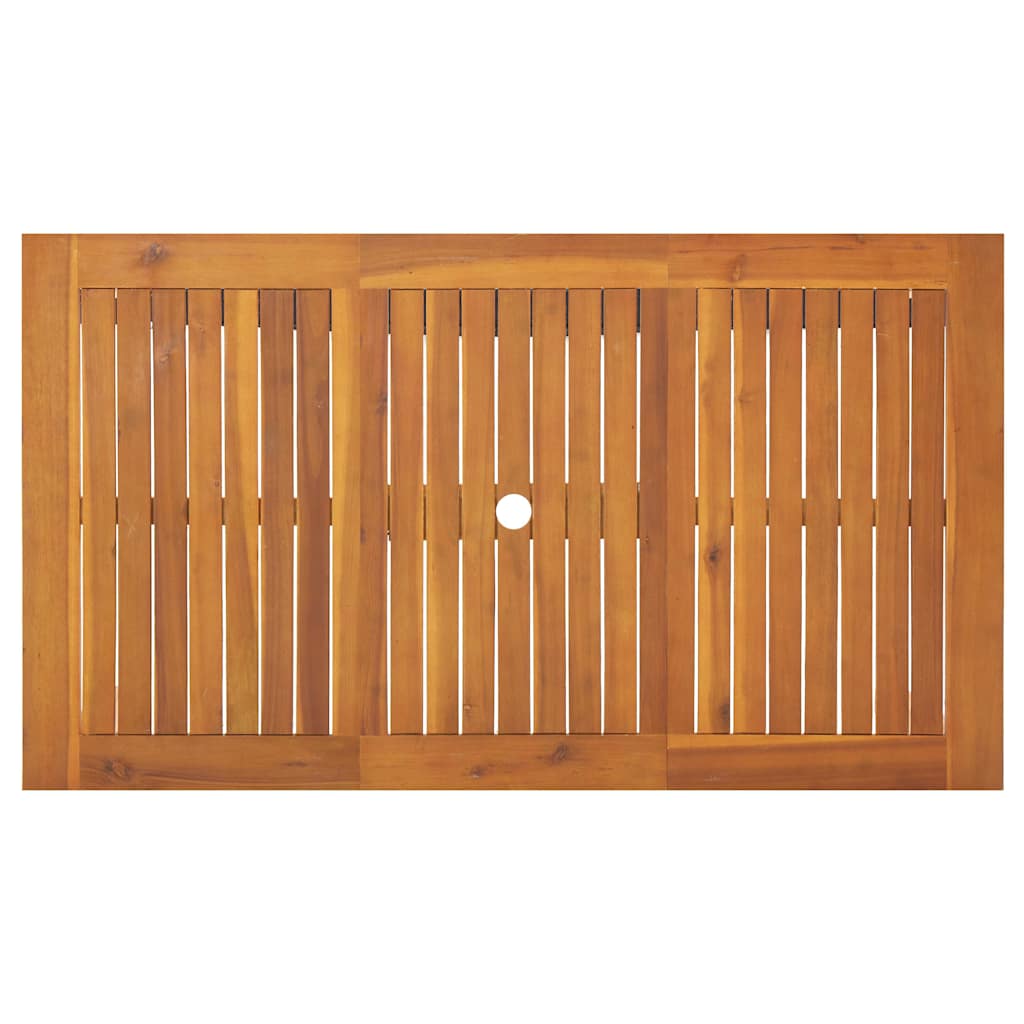 Ensemble de salle à manger pour jardin 5 pcs Noir - XIOS