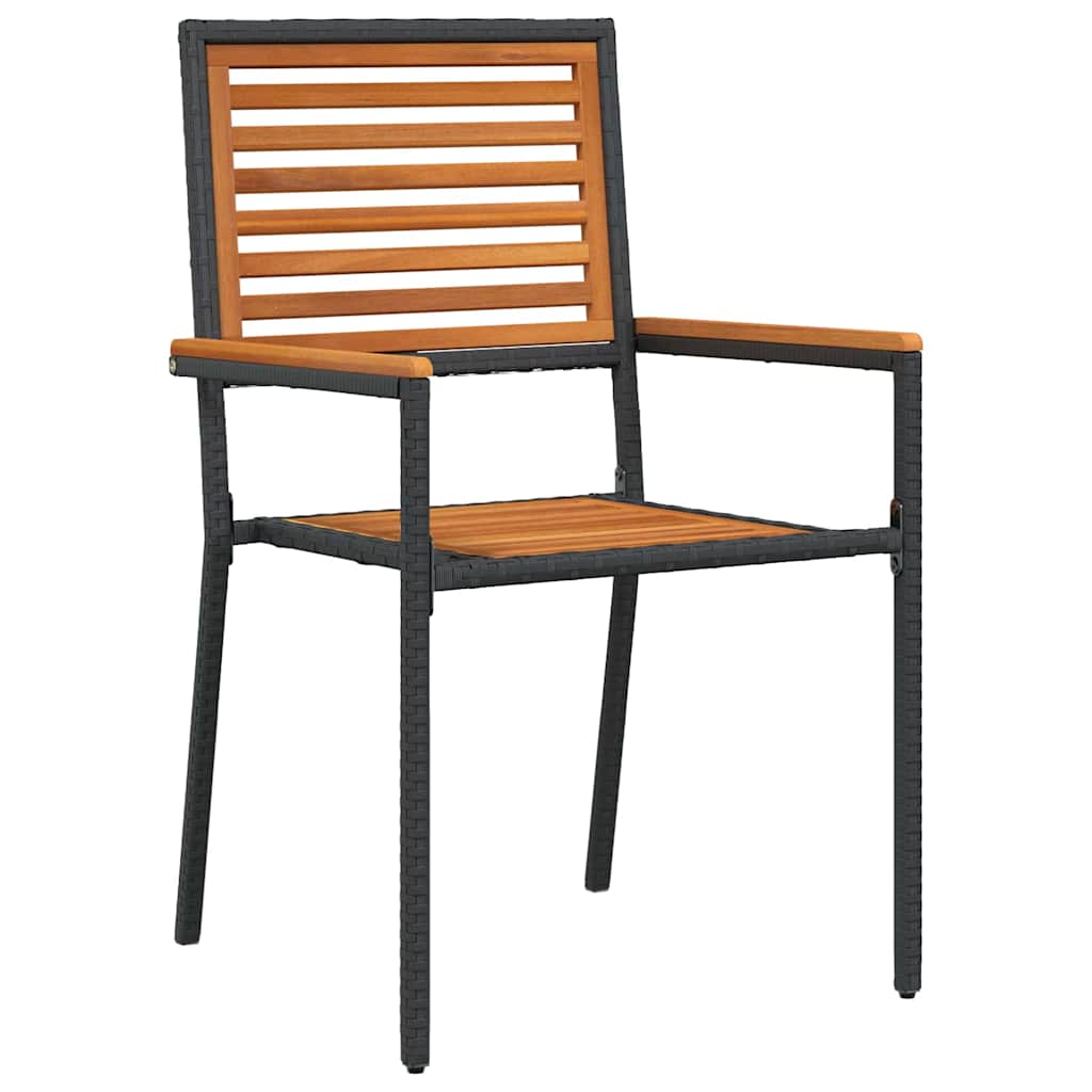Ensemble de salle à manger pour jardin 7 pcs Noir - XIOS