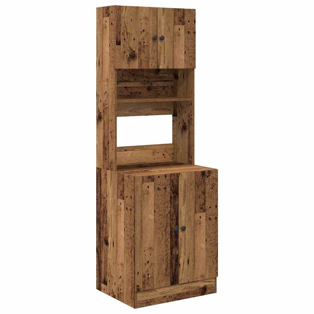 Buffet de cuisine Bois ancien 60 x 50 x 180 cm - XIOS
