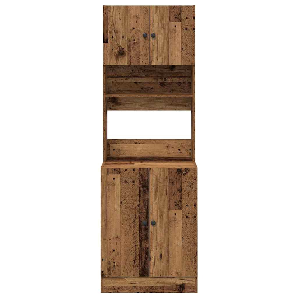 Buffet de cuisine Bois ancien 60 x 50 x 180 cm - XIOS